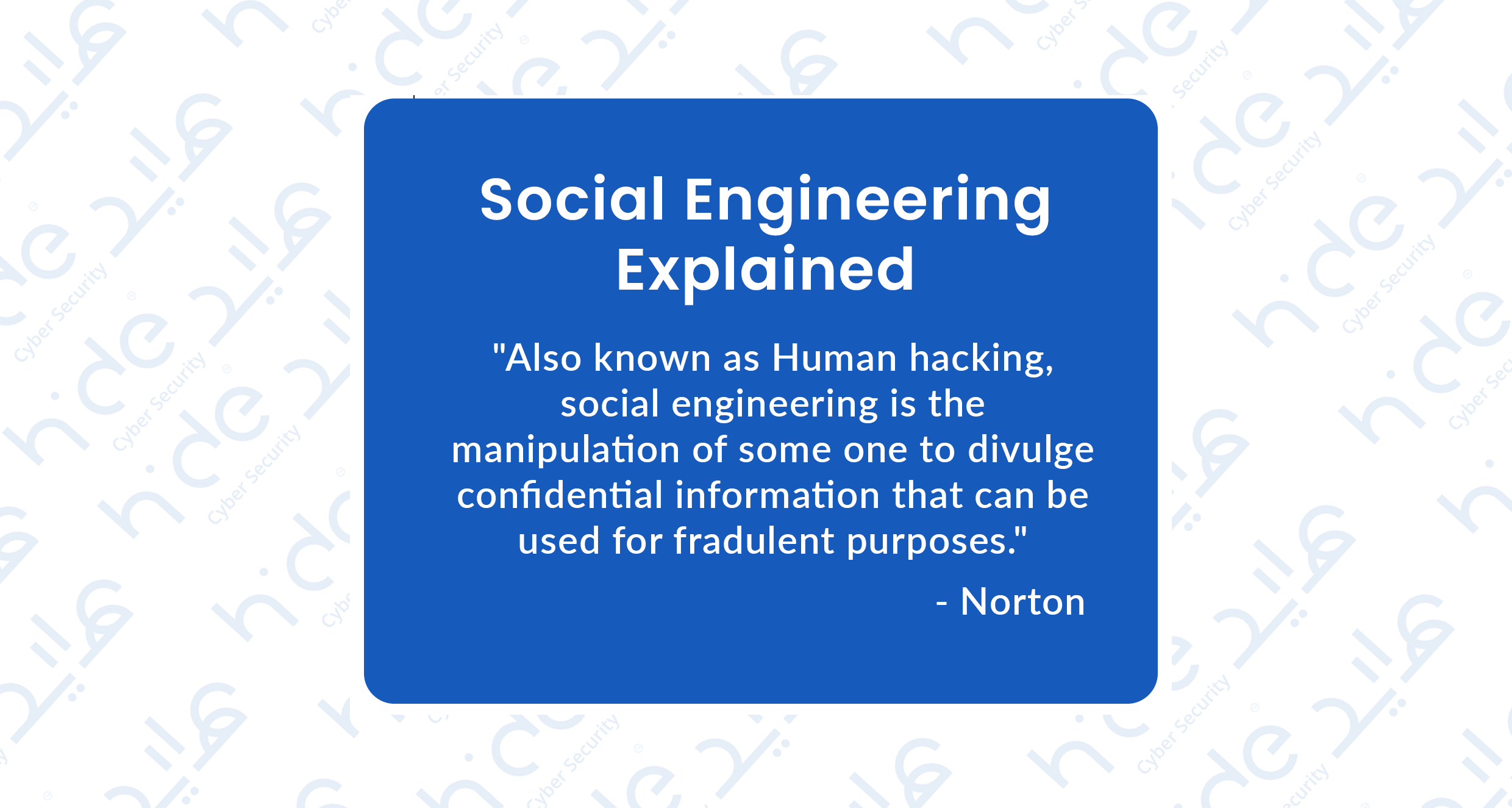 Social Engineering and it's Menace.